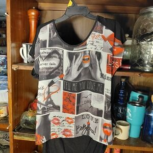 Vitta Luna Medium Tell Me You Love Me Designer Fashion Light Shirt